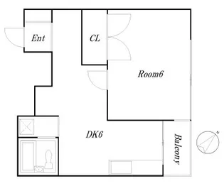 眞田ビル【4階】の間取り
