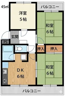メモリー武供第一ビル【4階】の間取り