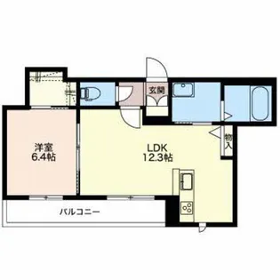 マストタウン神道寺【2階】の間取り