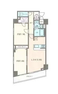 アンシャンテ【4階】の間取り