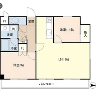 アゼイリアガーデン【1階】の間取り