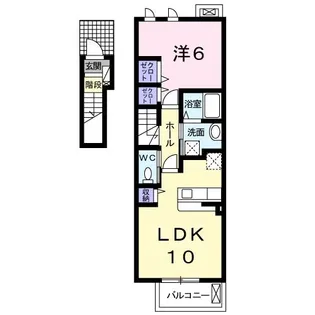 IL SOLE 北陽台【2階】の間取り