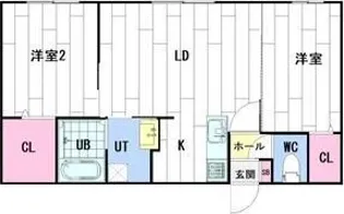 Sky rivale【2階】の間取り