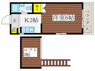 プリドールゲン【2階】の間取り