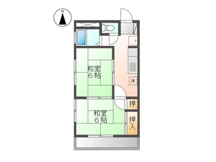 ハイツM【2階】の間取り