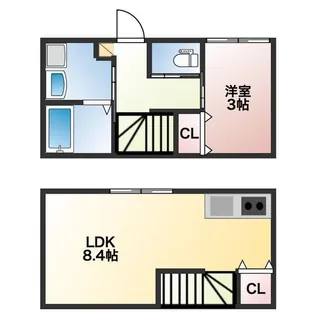 イニシアティブ原ノ町の間取り