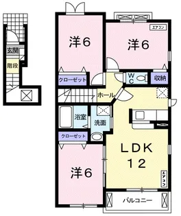 アヴァンセ【2階】の間取り