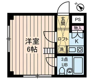 イリス三田【2階】の間取り