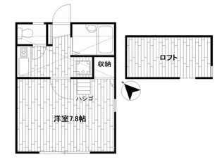 ウエストベリープレイス【2階】の間取り