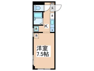 フラット5出来野【3階】の間取り