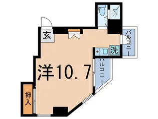 落合ハイツ【2階】の間取り