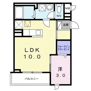 サイネリアII【1階】の間取り