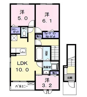 カーサみやびVII【2階】の間取り