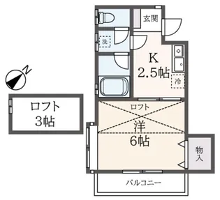 リ・フィレンツェ千川II【2階】の間取り