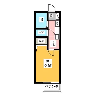 ペイサージュB【1階】の間取り