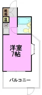 ロマネスク美野島【4階】の間取り