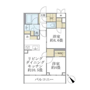 La Perla Meguro-HigashiyamaIIの間取り