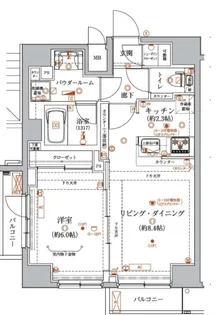 アルテシモラルゴ【4階】の間取り