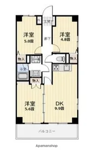 リヴィエール久里浜【8階】の間取り