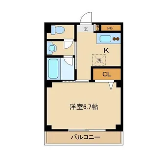 第60シンエイビル【3階】の間取り