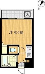 ファインズコート渡田【2階】の間取り