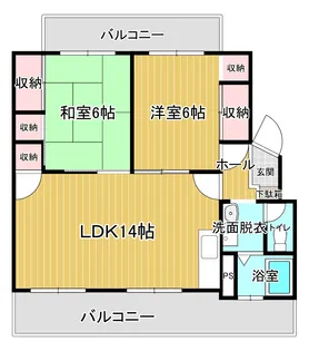 プラザハイツ・シンデン 309号【3階】の間取り