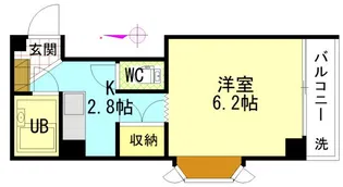 宇品丸八ビル【3階】の間取り