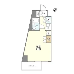 ドルチェ日暮里【6階】の間取り