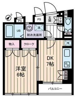 ポポラーレイワイ【2階】の間取り