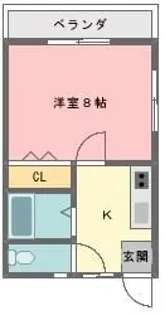 コープ野村C棟【1階】の間取り