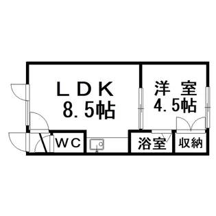 シャルム緑ケ岡【1階】の間取り