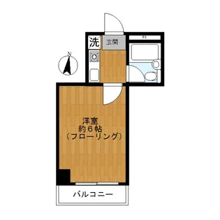 ヴィラローザ浜松町【4階】の間取り