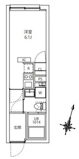 MAXIV CITY板橋区役所前【2階】の間取り