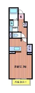 アンソレイエ【1階】の間取り