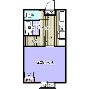 アンジェリックE【2階】の間取り