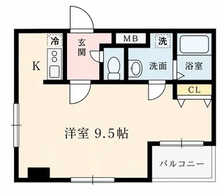 メゾンアムール【3階】の間取り