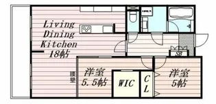 南砂町グリーンハイツ2号棟【7階】の間取り