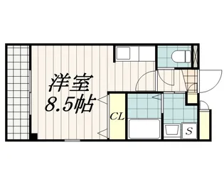 サンモールハイツA【1階】の間取り