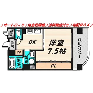 ジョイパーク鶴見【7階】の間取り