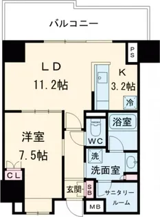 ザ・ハウス豊橋WEST【5階】の間取り