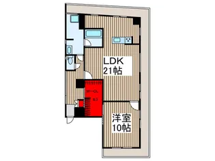 JLBグランエクリュ武蔵小山II【5階】の間取り