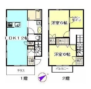 プレアデス・テラス【1階】の間取り
