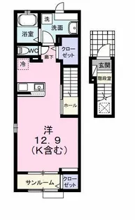 フェニックス II【2階】の間取り