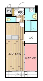 ギャラン竪町【2階】の間取り