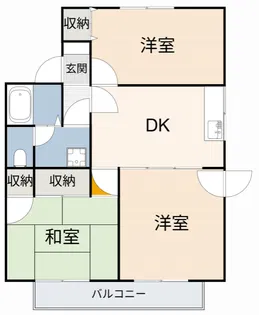 ベルデ・ヒル C棟【2階】の間取り