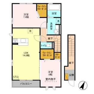 ファインメゾン【2階】の間取り