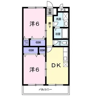 ラビアン【2階】の間取り