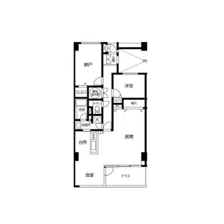 TLRレジデンス磯子駅前【5階】の間取り