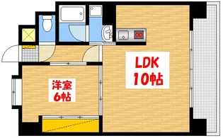 松尾ビル皆実II【8階】の間取り