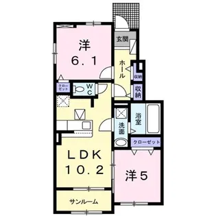 アプローズハウス【1階】の間取り